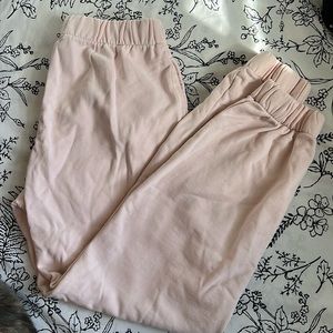 brandy melville sweatpants baby pink